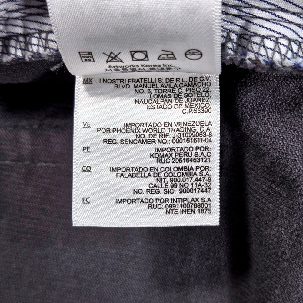Brooks Brothers Slim Fit Corduroy Pants Mens 33x32 Gray Stretch Casual Cords - Picture 15 of 16